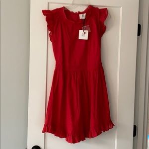 Swiss Dot Red Dress